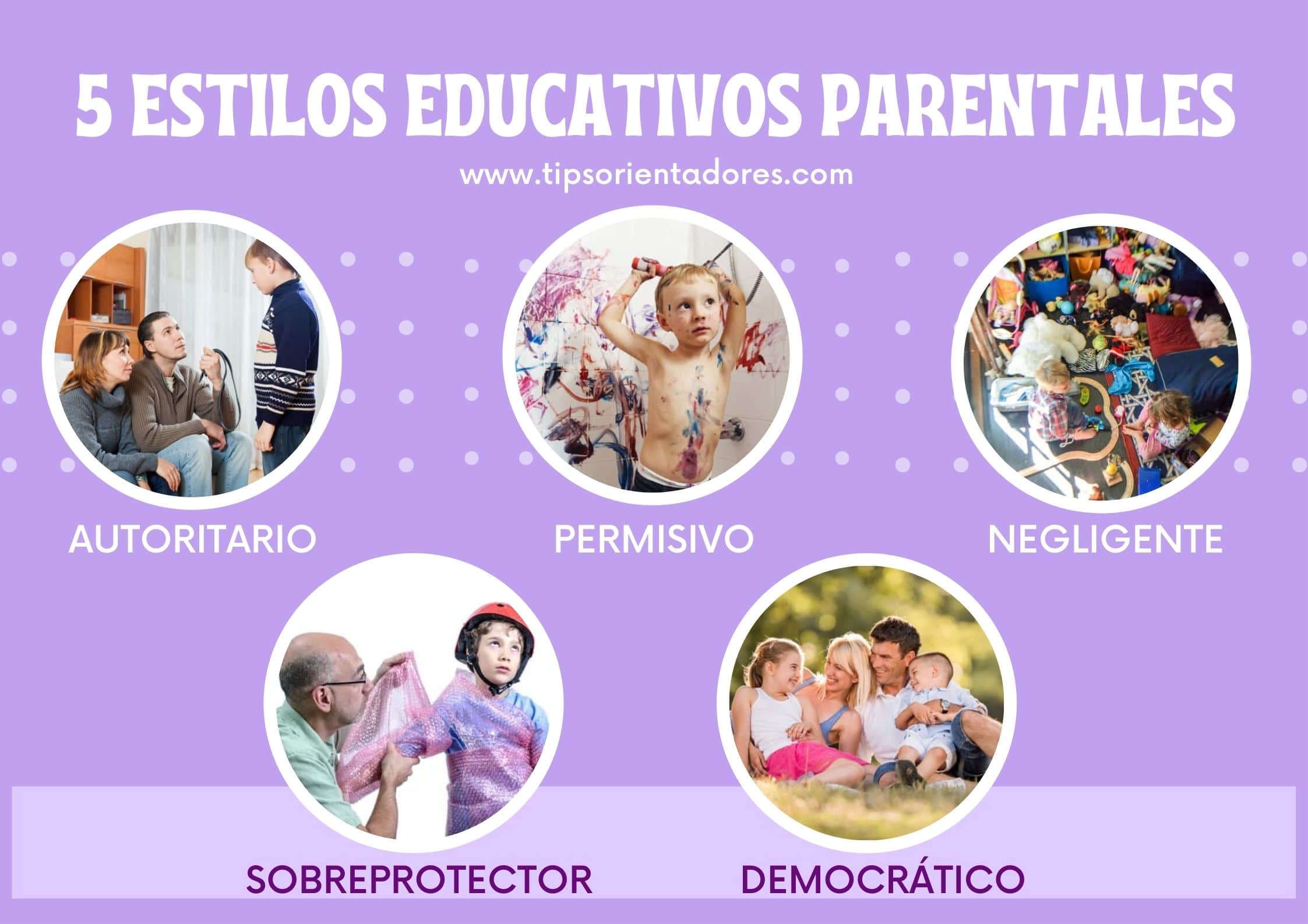 5 Estilos educativos parentales en la crianza - Tips Orientadores